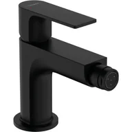 Baterie bidetowe - HANSGROHE 72213670 Rebris E Jednouchwytowa bateria bidetowa z metalowym kompletem odp?ywowym Czarny Matowy - miniaturka - grafika 1