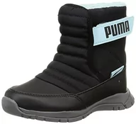 Buty dla dziewczynek - PUMA Nieve Boot WTR AC PS, trampki dziecięce, Puma czarna Puma czarna, 32 EU - miniaturka - grafika 1