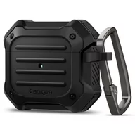 Akcesoria do słuchawek - Apple Spigen Etui Spigen Tough Armor do Airpods 3 Black - miniaturka - grafika 1