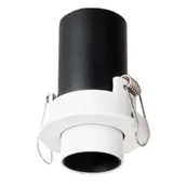 Lampy ogrodowe - Sufitowy wpust z regulacją HALO H0128 Maxlight LED 6W 3000K biały czarny - miniaturka - grafika 1
