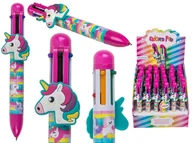 Dekoracje domu - Długopis w jednorożce - 6 kolorów - miniaturka - grafika 1