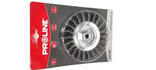 Proline Szczotka tarczowa z drutu skręcanego z gwintem M14 125mm 32532 PX32532 - Materiały ścierne - miniaturka - grafika 1