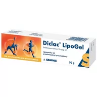 Leki przeciwbólowe - Diclac Lipogel 10mg/g żel 50g - miniaturka - grafika 1