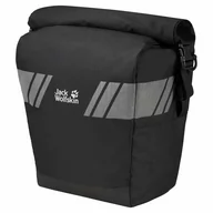 Sakwy rowerowe - Torba Sakwa Rowerowa Na Bagażnik Jack Wolfskin Rack Bag Flash Black - miniaturka - grafika 1