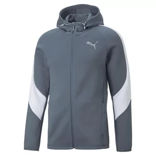 Bluza dresowa męska Puma EVOSTRIPE FZ - Bluzy sportowe męskie - miniaturka - grafika 1