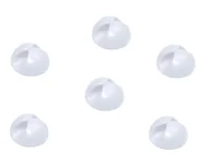 Maskownice do kabli - Organizer na kable Msonic MLX2317W 6 sztuk białe - miniaturka - grafika 1