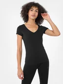 Koszulki i topy damskie - 4F T-shirt slim gładki damski XS - miniaturka - grafika 1