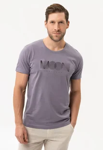 Fioletowy t-shirt T-MOL - Koszulki męskie - miniaturka - grafika 1