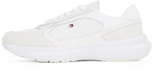 TOMMY HILFIGER Damska koszulka sportowa do biegania, biała (biała), rozmiar 38, biały, 38 EU - Koszulki i topy damskie - miniaturka - grafika 1
