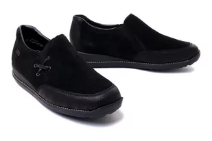 RIEKER TEX 44259-00 black, półbuty/mokasyny damskie - Rieker - Półbuty damskie - miniaturka - grafika 1