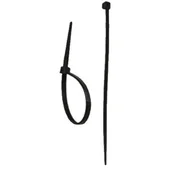 Przewody elektryczne - Dedra Opaska zaciskowa 9x610mm czarna 25 sztuk 11C90611 - miniaturka - grafika 1