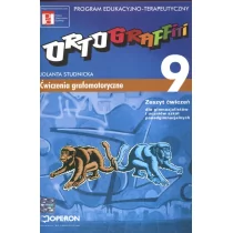 Operon Język polski. Ortograffiti. Ćwiczenia grafomotoryczne. Klasa 1-3. Zeszyt ćwiczeń. Część 9 - gimnazjum, szkoła ponadgimnazjalna - Jolanta Studnicka