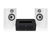Zestawy stereo - Bluesound POWERNODE (czarny) + 607 S3 (biały) - miniaturka - grafika 1