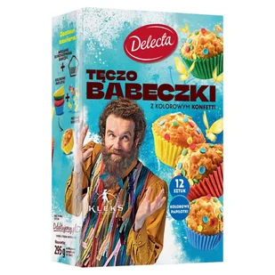 Delecta Kleks Tęczo Babeczki 295 g - Ciasta i półprodukty do ciast - miniaturka - grafika 1