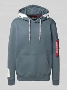 Bluza z kapturem, kieszenią kangurką i boczną kieszenią na zamek błyskawiczny - Bluzy męskie - miniaturka - grafika 1