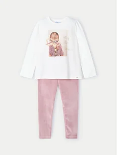 Mayoral Komplet bluzka i legginsy 4705 Różowy Regular Fit - Komplety dla niemowląt - miniaturka - grafika 1