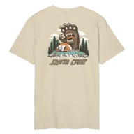 Koszulki męskie - t-shirt SANTA CRUZ Braun Pizza Bear T-Shirt Blond Wood - miniaturka - grafika 1