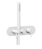 Baterie wannowe i prysznicowe - Ravak Espirit - Bateria podtynkowa, na 3 urządzenia, z akcesoriami, kolor biały matowy X070245 - miniaturka - grafika 1