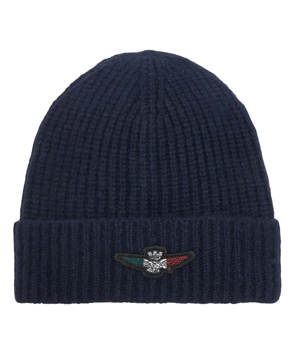 AERONAUTICA MILITARE Granatowa męska czapka