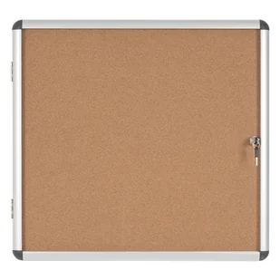 Bi-Office Gablota z korkową powierzchnią, 720 x 674 mm VT620101150-003 - Gabloty - miniaturka - grafika 1