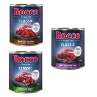 Mokra karma dla psów - Mieszanka smakowa Rocco Classic 6 x 800 g - Mieszanka dziczyzny: wołowina/jeleń, wołowina/renifer, wołowina/dziczyzna - miniaturka - grafika 1