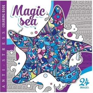 Kolorowanka antystresowa 200x200 12 Magic Sea Nowa - Poradniki hobbystyczne - miniaturka - grafika 2