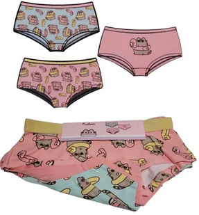 Majtki damskie figi 3szt Lonsdale 95% Bawełna r. M Pusheen The Cat s284 - Majtki damskie - miniaturka - grafika 1