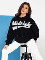 Bluzy damskie - Bluza damska z kapturem YEESENIA czarna Dstreet BY1272-L - miniaturka - grafika 1