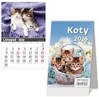 Kalendarze - Kalendarz 2026 biurkowy pionowy miesięczny HELMA - miniaturka - grafika 1