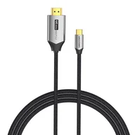 Kable - Kabel USB-C do HDMI 2m Vention CRBBH (Czarny) - miniaturka - grafika 1