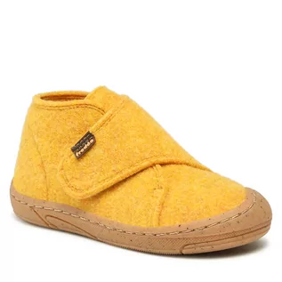 Buty dla chłopców - Kapcie Froddo Minni Wooly G1700343-4 S Yellow 4 - grafika 1