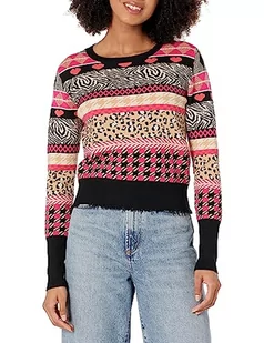 Desigual Sweter damski, Wykończenie materiału, L - Swetry damskie - miniaturka - grafika 1