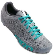Buty rowerowe - Giro GIRO Buty damskie Empire E70 W Knit szary r. 37 - miniaturka - grafika 1