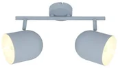 Lampy sufitowe - Candellux Azuro lampa sufitowa (spot) 2-punktowa szara 92-63212 - miniaturka - grafika 1