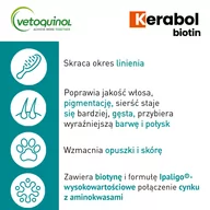 Suplementy i witaminy dla psów - Vetoquinol BIOWET Kerabol 20ml - miniaturka - grafika 1