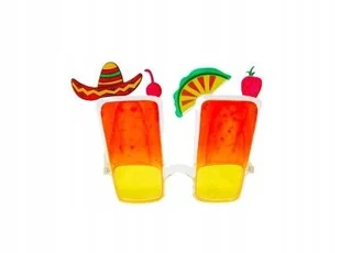 Okulary '' Mexico '' /1 sztuka - Dodatki do strojów karnawałowych - miniaturka - grafika 1