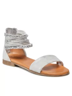 Primigi Sandały 1935300 D Szary - Buty dla dziewczynek - miniaturka - grafika 1