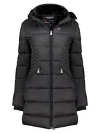 Kurtki damskie - Geographical Norway Płaszcz zimowy "Bee" w kolorze czarnym - miniaturka - grafika 1