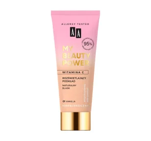 AA AA My Beauty Power - Podkład rozświetlający 01 30ml - Podkłady do twarzy - miniaturka - grafika 1