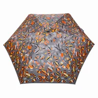 Parasole - Parasolka damska, płaska Super Mini Kieszonkowa pszczółki szare - miniaturka - grafika 1