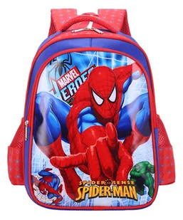 Plecak chłopięcy do szkoły SPIDERMAN solidny A4 mocny wielokomorowy szkolny - Plecaki szkolne i tornistry - miniaturka - grafika 1