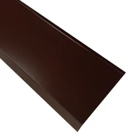 Blaty meblowe i parapety okienne - Parapet zewnętrzny stalowy brązowy 20x200 cm - miniaturka - grafika 1