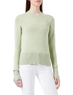 JACK & JONES Damski sweter Jjxx Jxlara Ls Soft Crew Neck Knit Noos, Smoke Green, L - Swetry damskie - miniaturka - grafika 1