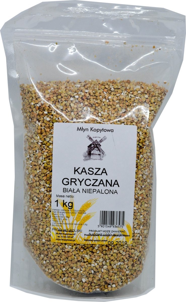 Kasza Gryczana Biała 1kg - Młyn Kopytowa
