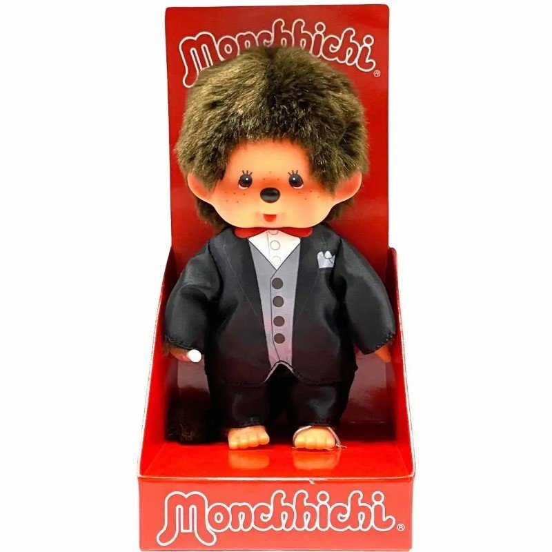 Monchhichi - Pluszowa małpka 20cm, pan młody