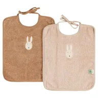 Śliniaki i fartuszki - Śliniaki XL 2-pack - Aura Królik Trixie Baby - miniaturka - grafika 1