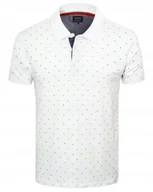 Koszulki męskie - POLO Koszulka Męska BIAŁA Gruba Bawełna Elegancka K2 Pako Jeans - miniaturka - grafika 1
