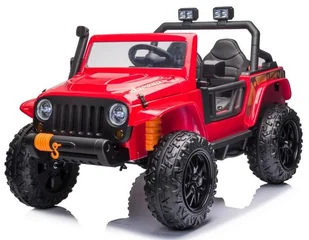 Mamido Auto Na Akumulator Jeep 4Speed 4X45W Czerwony - Pojazdy elektryczne dla dzieci - miniaturka - grafika 1