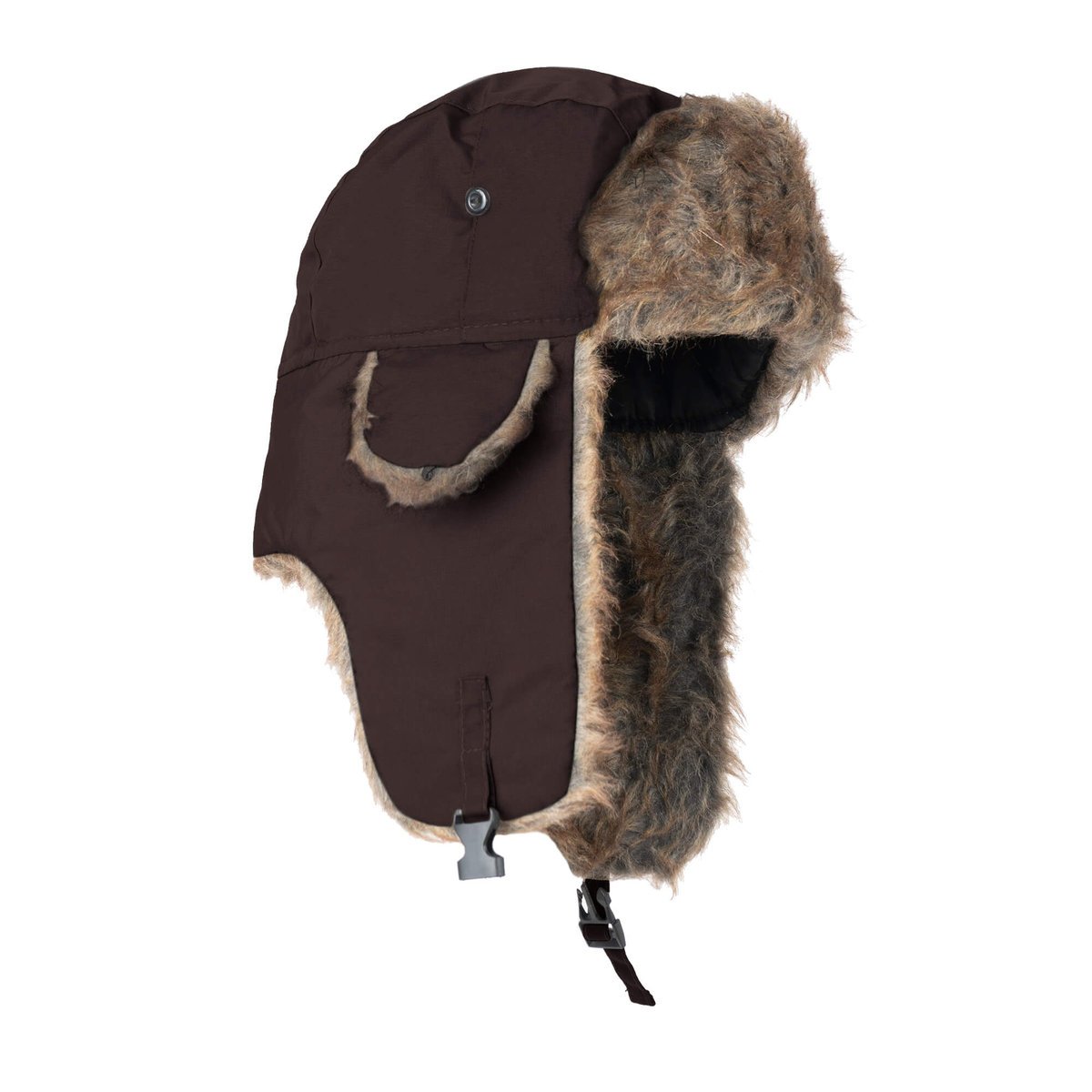 Czapka Zimowa Z Futerkiem Pilotka - Czap-Usz-Rus-07