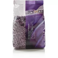 Depilacja - 1kg Wosk do depilacji dropsy twardy Italwax Plum - miniaturka - grafika 1
